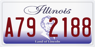 IL license plate A792188