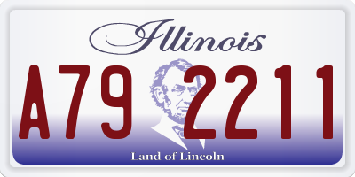 IL license plate A792211