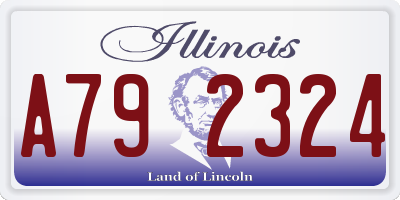 IL license plate A792324
