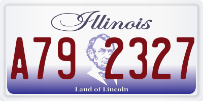 IL license plate A792327