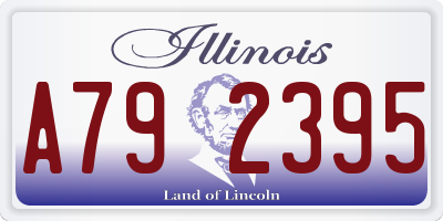 IL license plate A792395