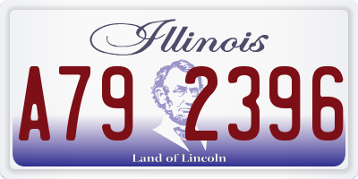 IL license plate A792396