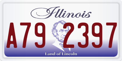 IL license plate A792397