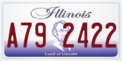 IL license plate A792422