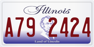 IL license plate A792424