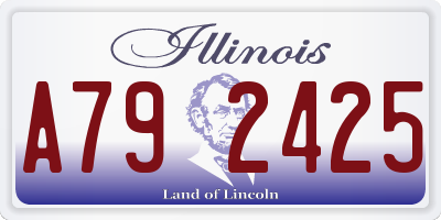IL license plate A792425