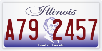 IL license plate A792457