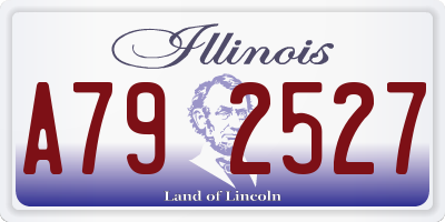 IL license plate A792527