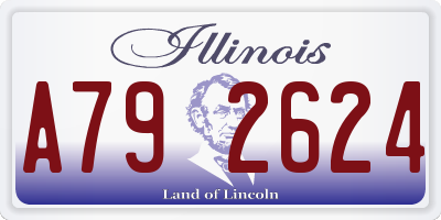 IL license plate A792624