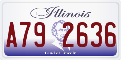 IL license plate A792636