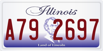 IL license plate A792697