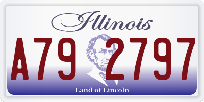 IL license plate A792797