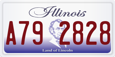 IL license plate A792828