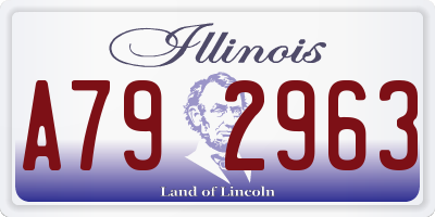 IL license plate A792963