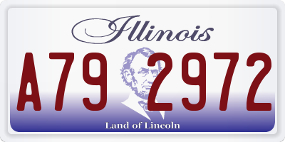 IL license plate A792972