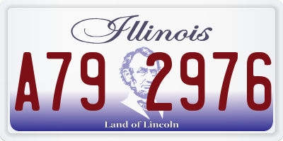 IL license plate A792976