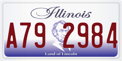 IL license plate A792984
