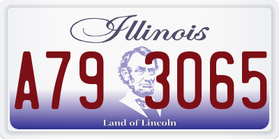 IL license plate A793065