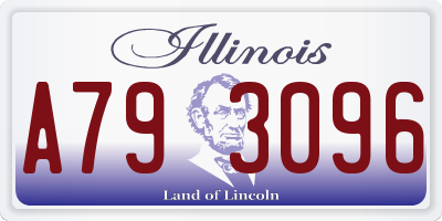 IL license plate A793096