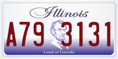 IL license plate A793131