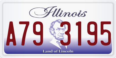 IL license plate A793195
