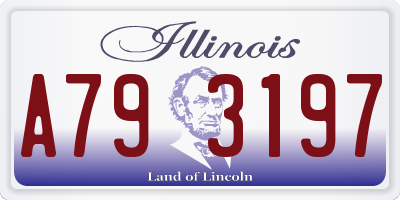 IL license plate A793197