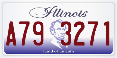 IL license plate A793271