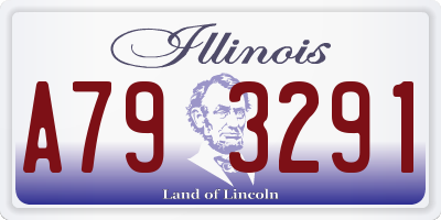 IL license plate A793291