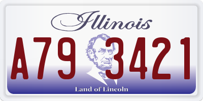 IL license plate A793421