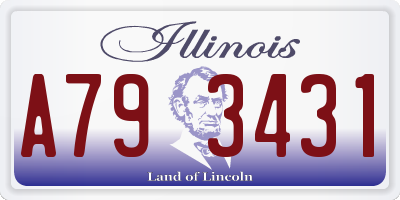 IL license plate A793431