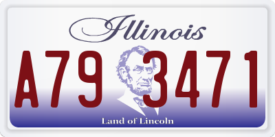 IL license plate A793471