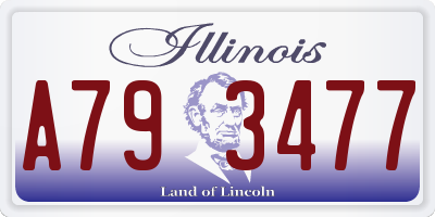 IL license plate A793477