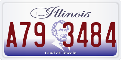IL license plate A793484