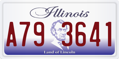 IL license plate A793641