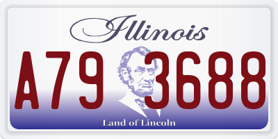 IL license plate A793688