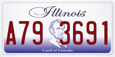 IL license plate A793691