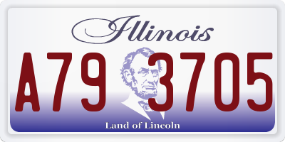 IL license plate A793705