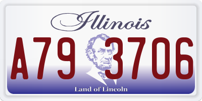 IL license plate A793706