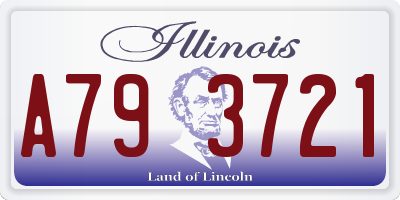 IL license plate A793721