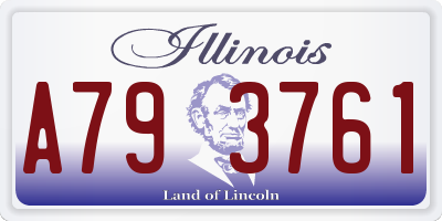 IL license plate A793761