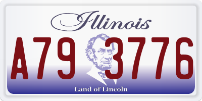 IL license plate A793776