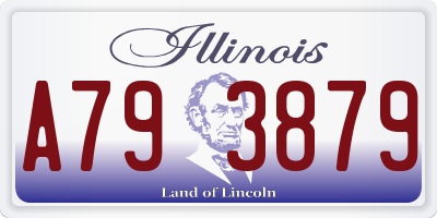 IL license plate A793879