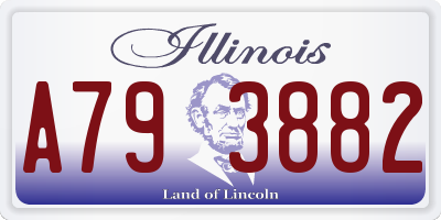 IL license plate A793882
