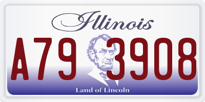 IL license plate A793908