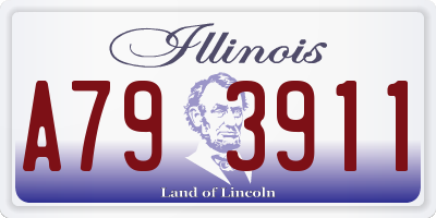 IL license plate A793911