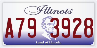 IL license plate A793928