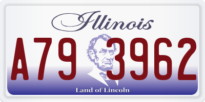 IL license plate A793962