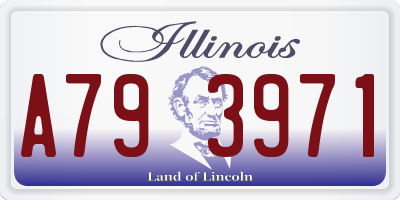 IL license plate A793971