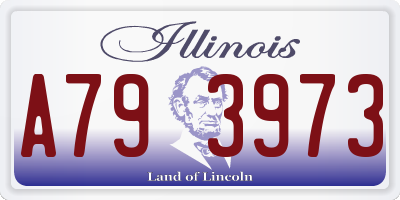 IL license plate A793973