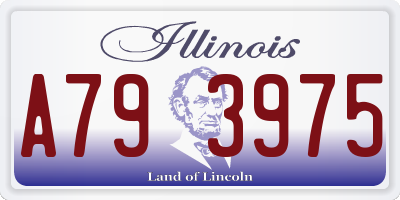 IL license plate A793975